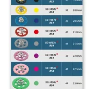 Spurzahnrad RS4 41Z M50 Plastik gelocht m.Alunabe f.Ø3mm -  SCALEAUTO