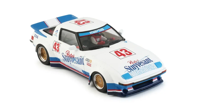 Slotcar 1:32 Analog REVOSLOT RX7 No. 79 — Rennversion, Metall-Chassis