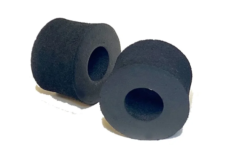 Reifen Moosgummi-Rennslicks f.Slotcars 1:24 BRM 88C, 962 u.C9 m.Felgen BRS014,  ID 20 x AB 30 x B 16 mm