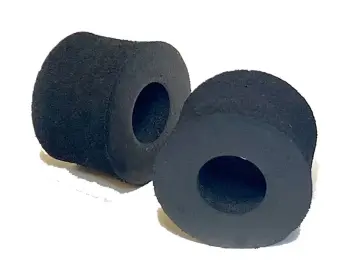 Reifen Moosgummi-Rennslicks f.Slotcars 1:24 BRM 88C, 962 u.C9 m.Felgen BRS014,  ID 20 x AB 30 x B 16 mm