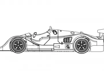 RevoSlot Slotcar 1:32 Analog Bausatz REVOSLOT K8 Kit Typ A — Rennversion, Metall-Chassis