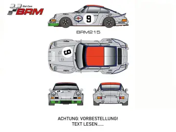 Slotcar 1:24 Analog BRM 911 No. 9, (silber) Rennversion, Metall-Chassis -  BRM215