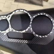 KOMPLETT SET-Carbon-Verkleidungstei in 1 mm Carbon für original Yamaha TRX850 - 5 Teile - Cockpit, Schloss, Dämpferbrücke, Dämpferholme
