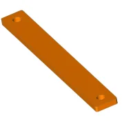 Unterlegteile (2) Messing, H 1,5mm, "UNTER den Karohalter" für "OLD NASCAR DMT Chassis"