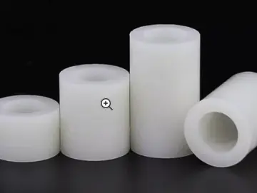 Abstandshalter, Hülse, ID 3 x AD 5 mm, versch. Höhen 2-7 mm, Kunststoff ABS, weiss