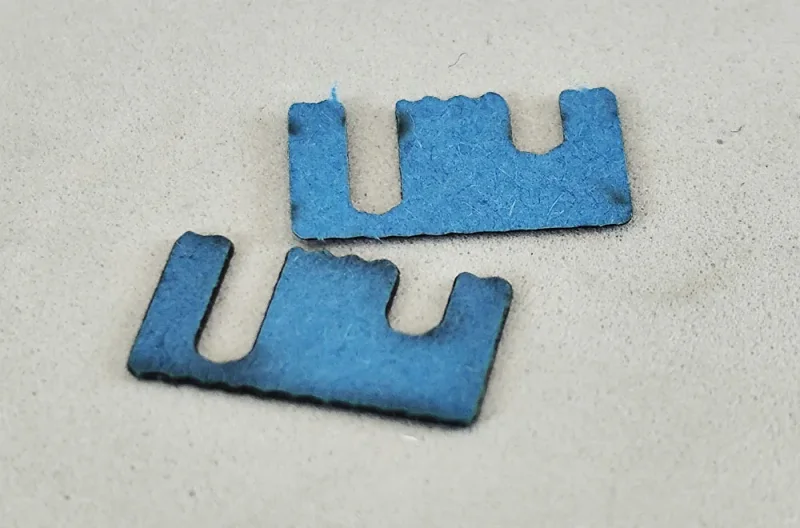 Achs-Abstandshalter 2 Loch (für alle DMT-Style Standard Achsböcke), varibale Stärken und Materialien