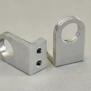 Achsbock/Halter Alu / KURZ / (DMT) H3 bis H7, gefräst