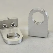 Achsbock/Halter Alu / KURZ / (DMT) H3 bis H7, gefräst