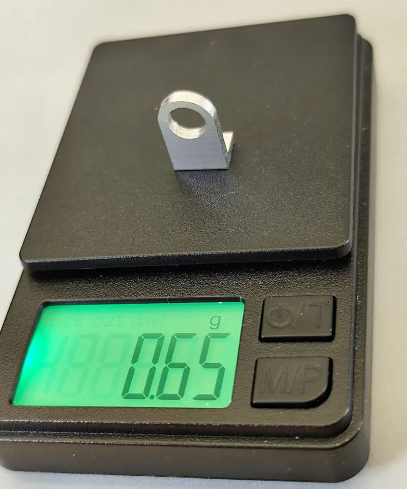 Achsbock/Halter Alu / KURZ / (DMT) H3 bis H7, gefräst