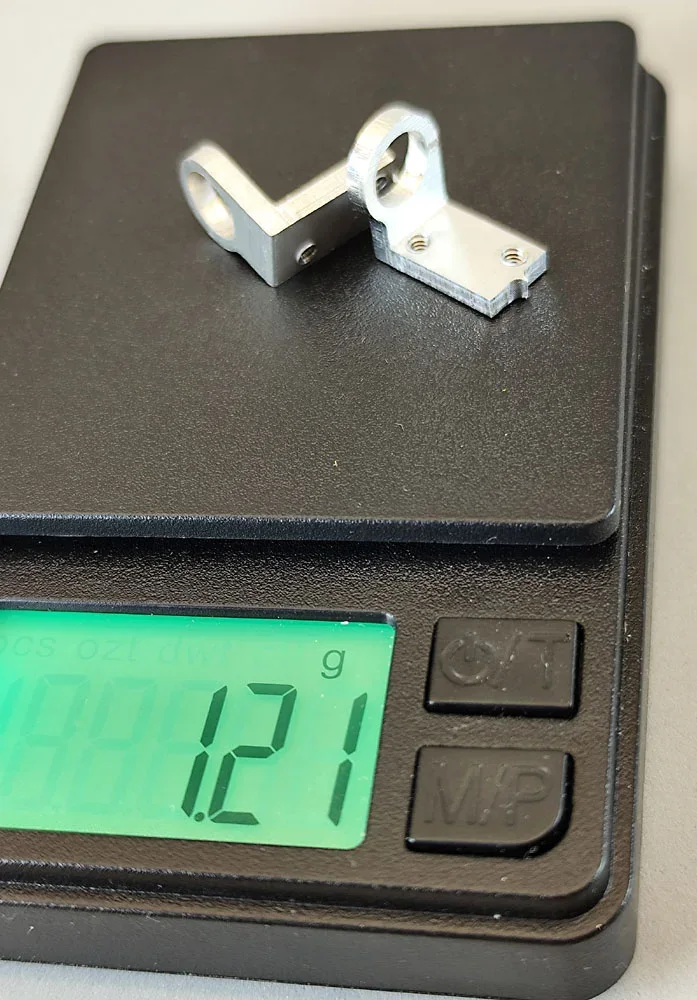 Achsbock/Halter Alu (DMT) H2,5 bis H7.0, gefräst