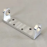 Achsbock/Halter Alu H7.5, breit 30 mm, gefräst, beidseitig, Lagerhöhe 7,5 mm, Achsmitte 10.5 mm - zum Beispiel für unsere DSC Chassis, (Hinterachshalter)