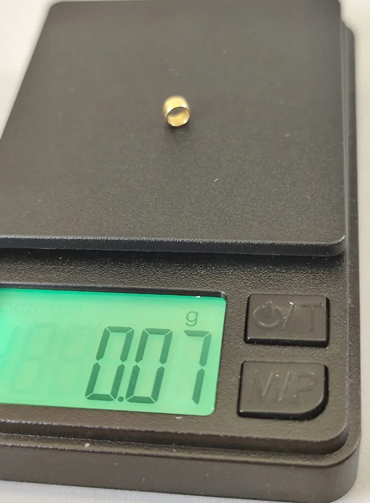 Achsdistanzen BRM, (1) H 0.1 - 3mm, Messing, Stahl, für 3mm Achsen