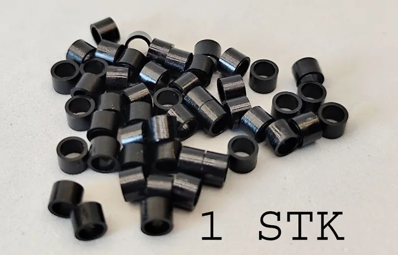 Achsdistanzen GFK (1), 3.0 - 5.0 mm, Innen Ø 3,0, Aussen Ø 4,0 mm, f. 3 mm Slotcar Achsen