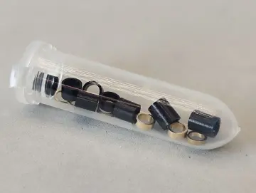 Achsdistanzenset für 3mm Achsen, insgesamt 14 Hülsen , f. 3 mm Slotcar, Messing und GFK.