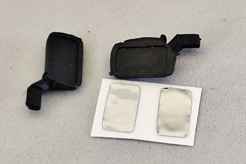 Außenspiegel "Mini TYPE" flexibel f.Slotcars 1:24 BRM Typ B f.Cooper etc.