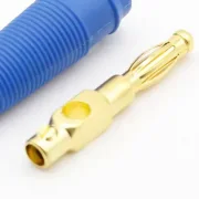 Bananenstecker (1), rot, schwarz, gelb, D4mm, zum anlöten