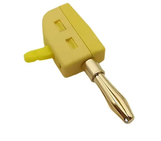 Bananenstecker OL (1), rot, schwarz, gelb, D4mm, Schnellverschluss ohne löten