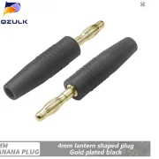 Bananenstecker (1), rot, schwarz, gelb, gute Qualität, D4mm, zum anlöten