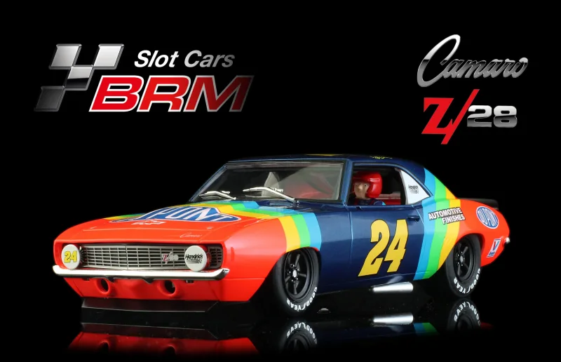 Chevrolet Camaro Z28 1969 - #24 Jeff Gordon first win Tribute - Slotcar Maßstab 1:24 analog BRM