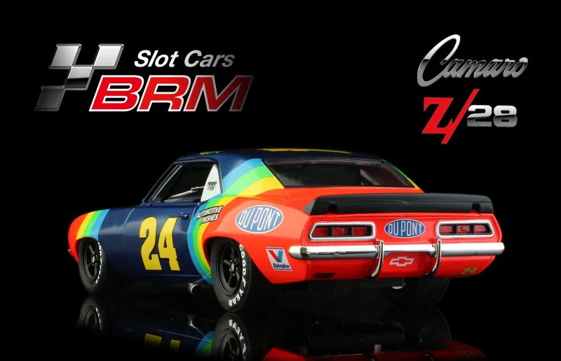Chevrolet Camaro Z28 1969 - #24 Jeff Gordon first win Tribute - Slotcar Maßstab 1:24 analog BRM
