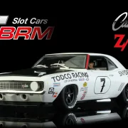 CAMARO Z28 1969 – TODCO RACING #7 - Slotcar Maßstab 1:24 analog BRM Camaro No. 7 in Rennversion mit Metall-Chassis