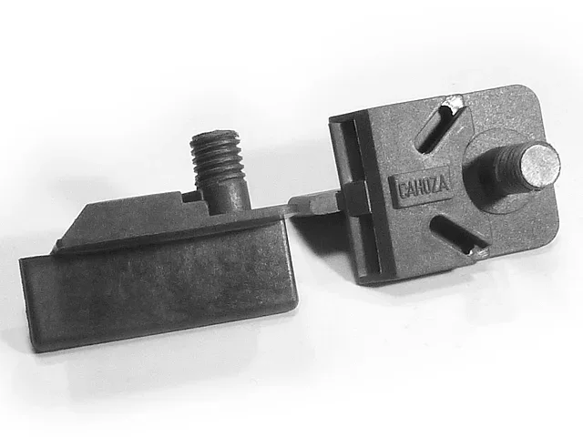 Cahoza Leitkiel (1). 28-T, CUTDOWN, Graphit / Fiberglas / Nylon, Gewinde vorgeschnitten