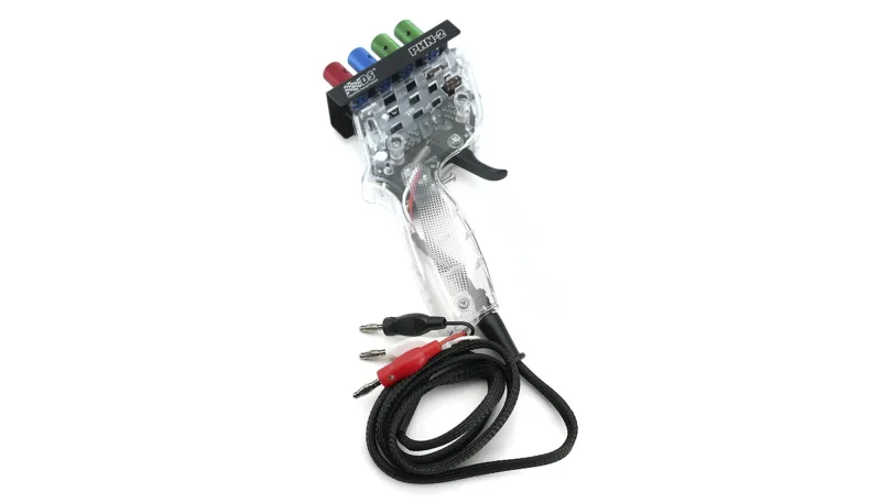 DS Electronic PHN-01 in Wettbewerbsausführung für Bahnen mit negativem Bahnanschluss (Pluspol geregelt), Geschwindigkeitsregler analog