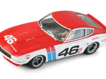 Datsun 240Z No. 46, Slotcar Maßstab 1:24 analog in Rennversion mit Metall-Chassis