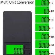 Digitale Taschenwaage, Genauigkeit 500 g/0,01 g, für in den Slotkoffer