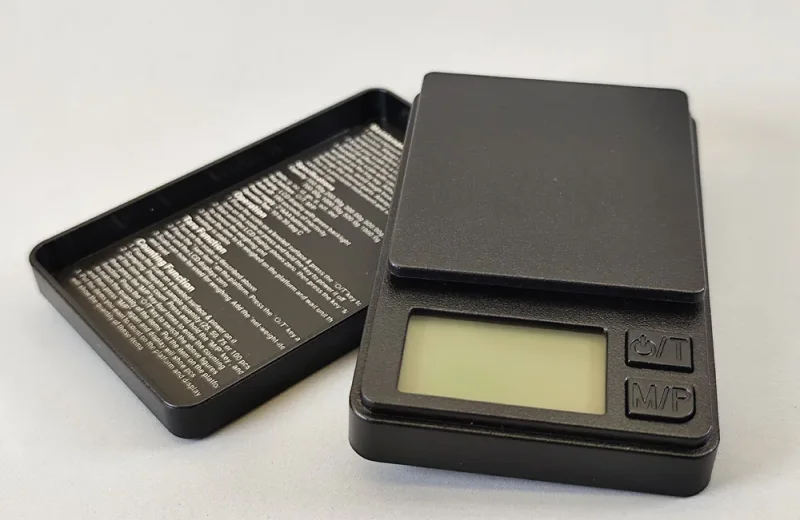 Digitale Taschenwaage, Genauigkeit 500 g/0,01 g, für in den Slotkoffer