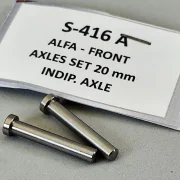 Einzel-Achsen 2x Ø3x20,0mm f.Slotcars 1:24 BRM - Einzerad, vorne