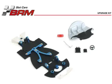 Fahrwerk-Upgrade Kit 1:24 BRM 88C inkl. Aluminium-Chassis zur Umrüstung auf neue Technik