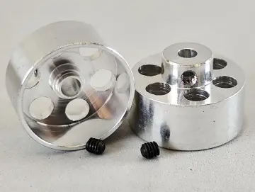 Felge MB AD Ø18,1x8mm, ID 16,4 mm, Aluminium gelocht m. Flachhump f.Ø3mm