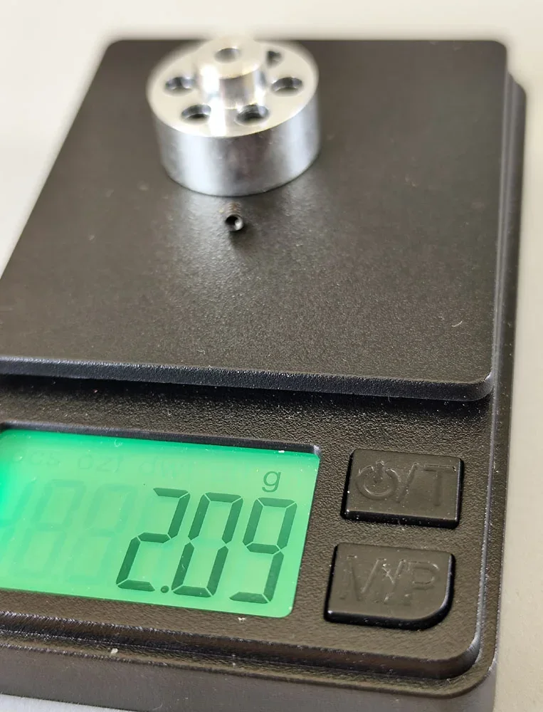 Felge MB AD Ø18,1x8mm, ID 16,4 mm, Aluminium gelocht m. Flachhump f.Ø3mm