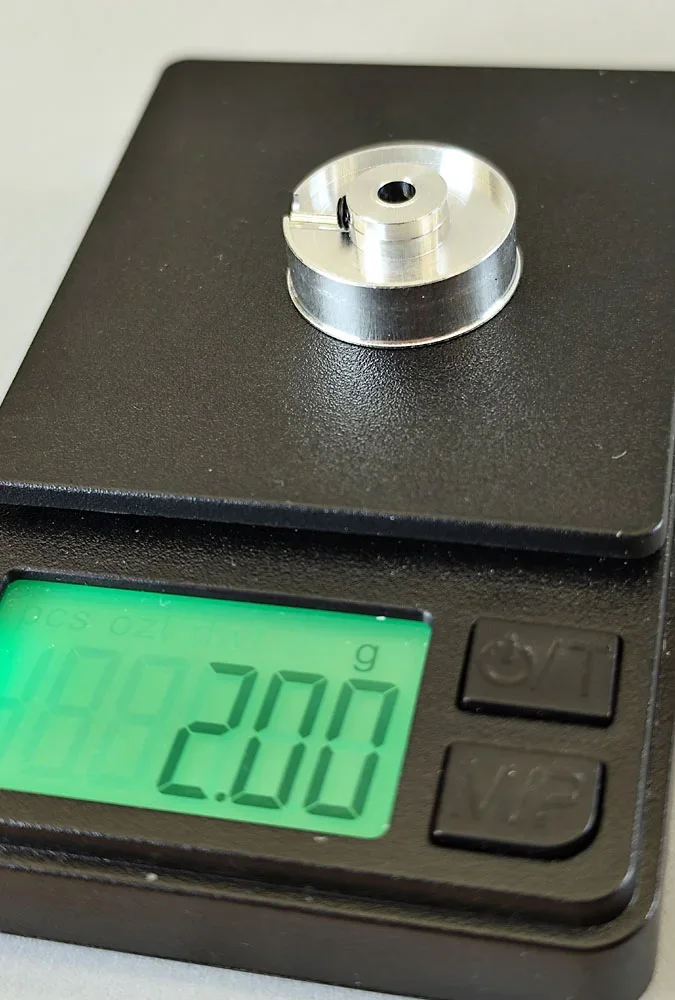 Felgen Racing-B AD Ø18,5x6-8mm, ID 16.8 mm f.Ø3mm Flachhump Aluminium m.M3