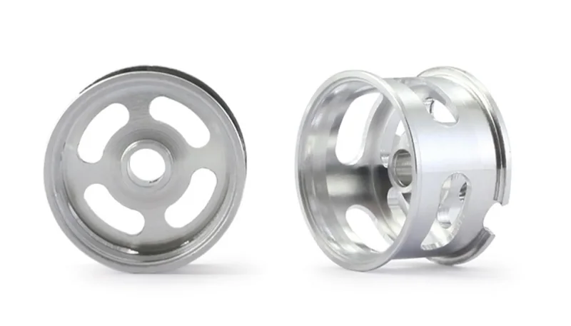 Felgen Racing light 16.5 hinten Aluminium f.Slotcars 1:24 BRM GR2 - BMW 2002, Datsun 240Z, Ford Capri + Escort, Opel Kadett, Porsche 911, VW Scirocco, Alfa Romeo - Giulia