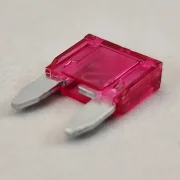 Flachstecksicherung 4A / 32V, Mini-Sicherung, pink, für den DS Electronic PHN-01