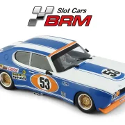 Ford Capri No. 53, 24h Le Mans 1972 - #53 Shell J.Mass - H.J.StuckSlotcar - Maßstab 1:24 analog in Rennversion mit Metall-Chassis