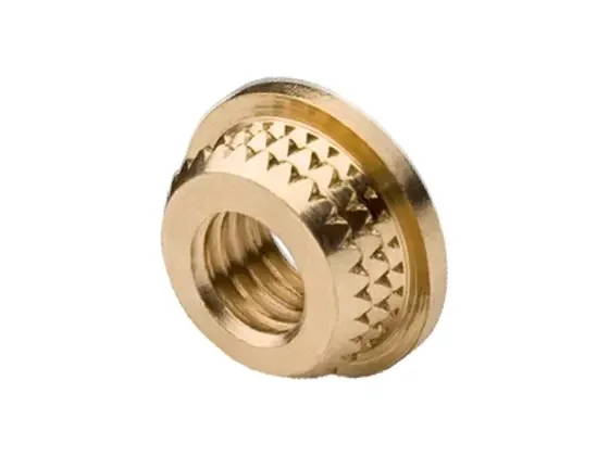 Gewindeeinsatz; Messing; M2; ; L: 1,35mm; für Kunststoff, GFK, CFK