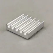 Klebe- Kühlkörper, flach, Alu, um Motorwärme ab zu führen, selbstklebend, ca. 12,2x12x3,2 mm