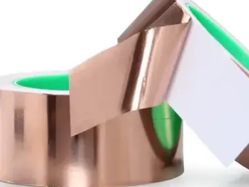 Klebepads Kupfer (5), dünn, um Motorwärme ins Chassis zu leiten, Schmutzschutz, selbstklebend, ca. 35x30mm