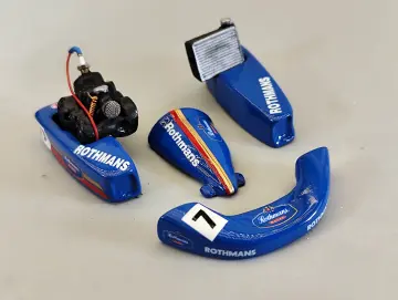 Lackierte Bauteile für den SLOT-GO-KART KIT - V4