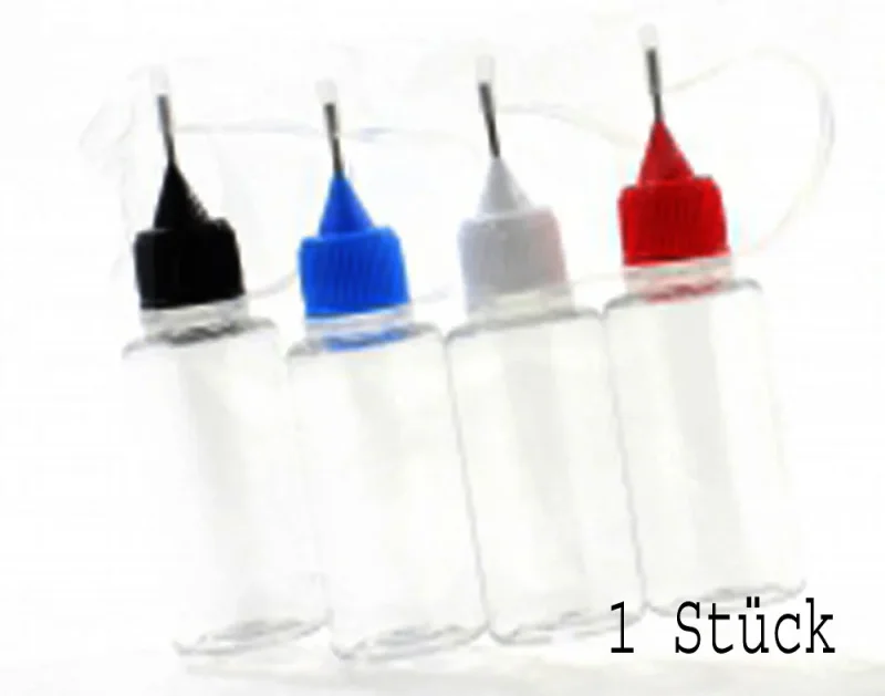 Leerflasche 20ml m. Kanüle (1 Stk.) zum selbst befüllen, Farbe nach Wahl