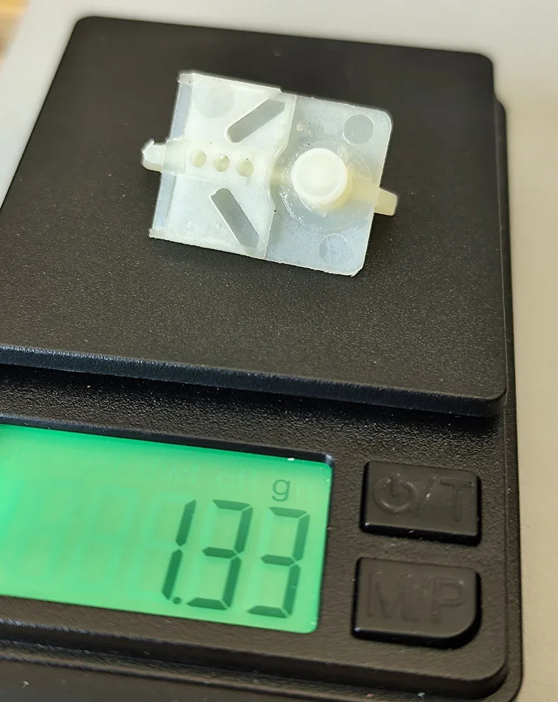 Leitkiel Red Fox CUTDOWN (nieder), weiss, mit Gewinde vorgeschnitten