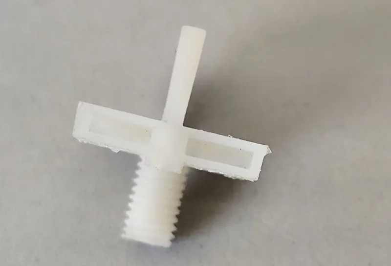 Leitkiel Red Fox CUTDOWN (nieder), weiss, mit Gewinde vorgeschnitten