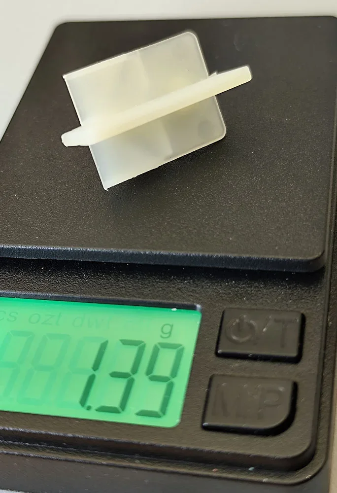 Leitkiel Red Fox CUTDOWN (nieder), weiss, mit Gewinde vorgeschnitten