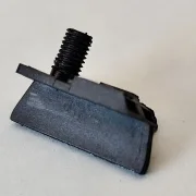 Leitkiel Red Fox uncut (hoch), schwarz, mit Gewinde vorgeschnitten