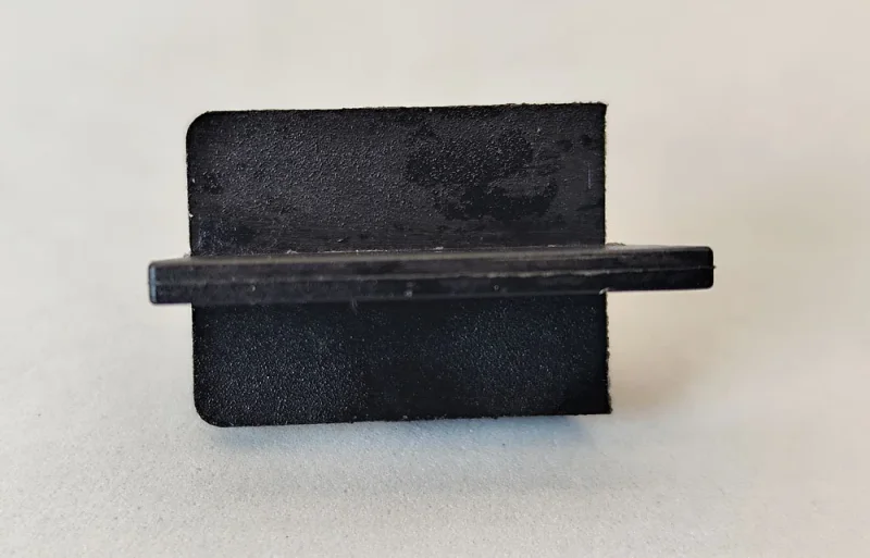 Leitkiel Red Fox uncut (hoch), schwarz, mit Gewinde vorgeschnitten