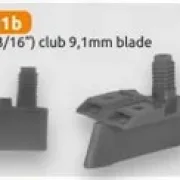 Leitkiel low profile, Kieltiefe 9,1mm f. Ø4,8mm, 1:24 Pro Club QRC ca 0,8mm Dicke