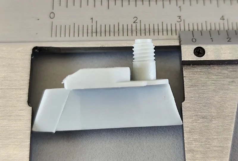 Leitkiel low profile, Kieltiefe 9,1mm, langes Schwert, f. Ø4,8mm, 1:24 Pro Super Sport QRC, ca 0,8mm Dicke